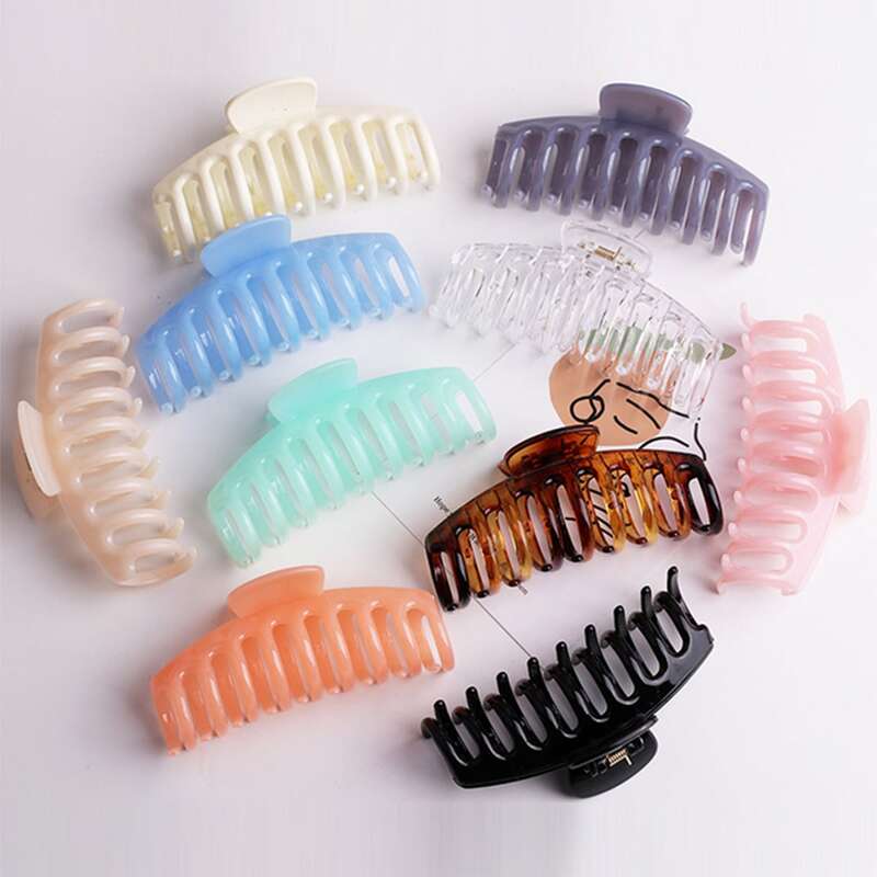 

3pcs Random Hair Claw, Multicolor