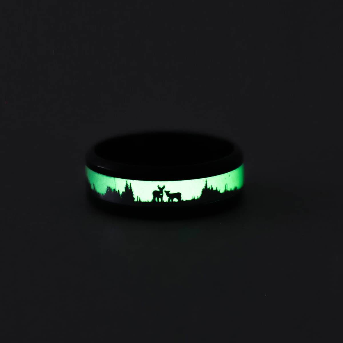 

Guys Glow In The Dark Ring, Black