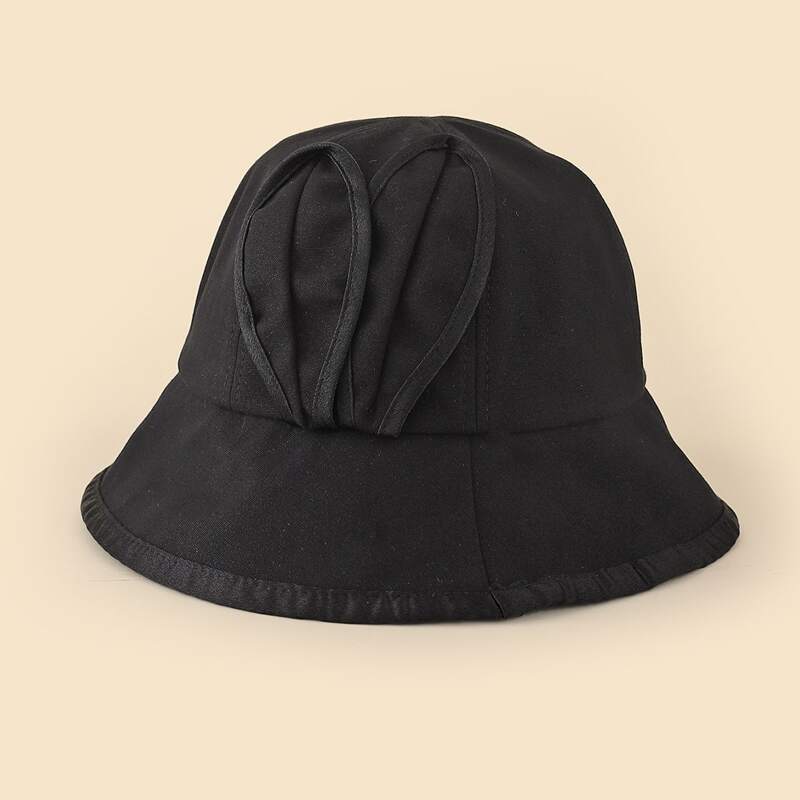 

Rabbit Ears Bucket Hat, Black