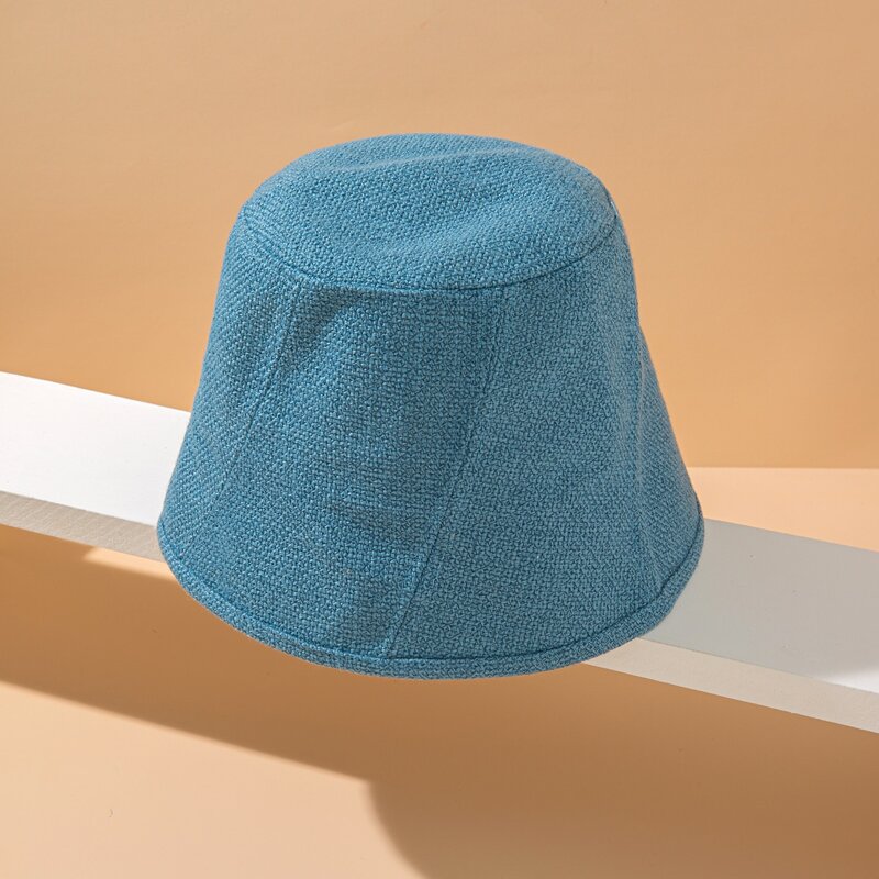 

Solid Bucket Hat, Teal blue