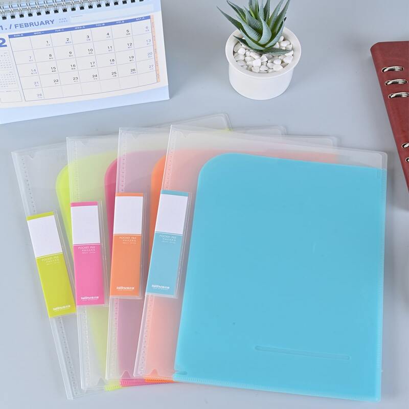 

1pc Random Color Waterproof Folder, Multicolor