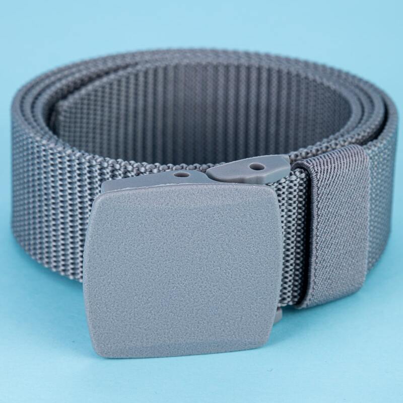 

Guys Solid Tape Belt, Grey