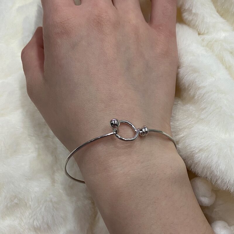 

Ring Design Bracelet, Silver