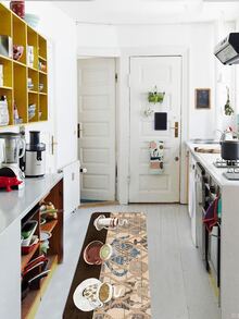 1入組咖啡圖案地板地墊 - 彩色 - 查看 6