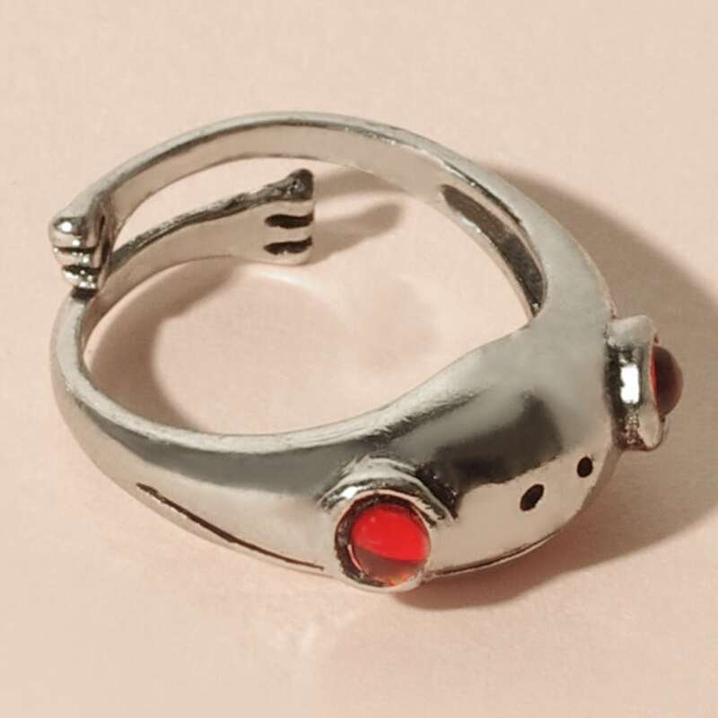 

Frog Design Ring, Silver