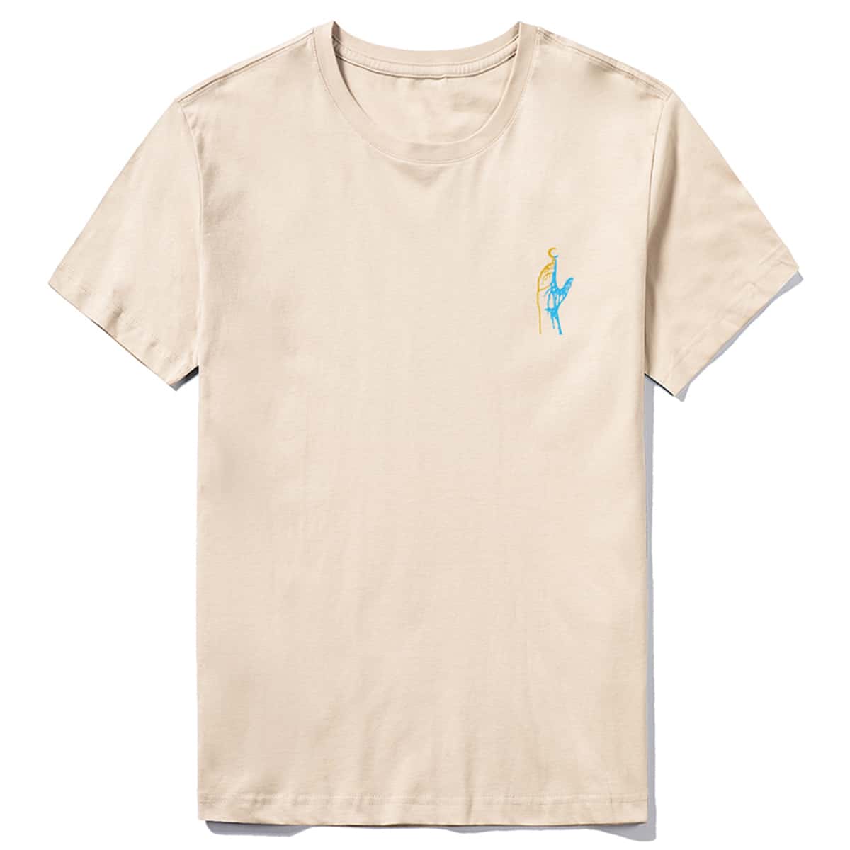 

Guys Hand Graphic Tee, Khaki