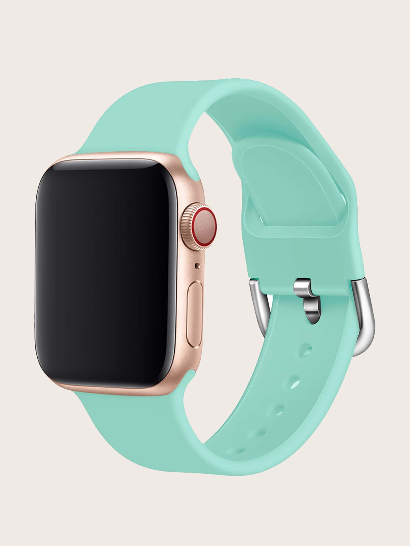 素色矽膠錶帶適用於Apple Watch - 薄荷綠 - 查看 1
