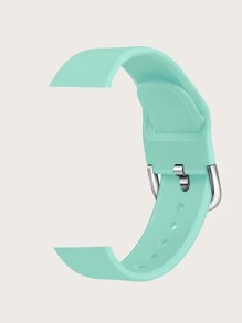 Banda de Apple Watch de silicona unicolor - verde menta - Ver 2