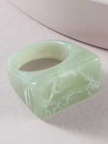 2pcs Resin Ring | SHEIN USA