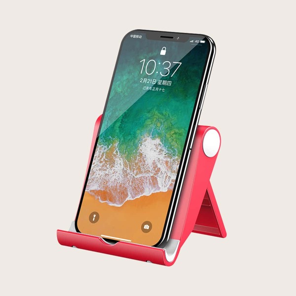 

Foldable Desktop Phone Holder, Red