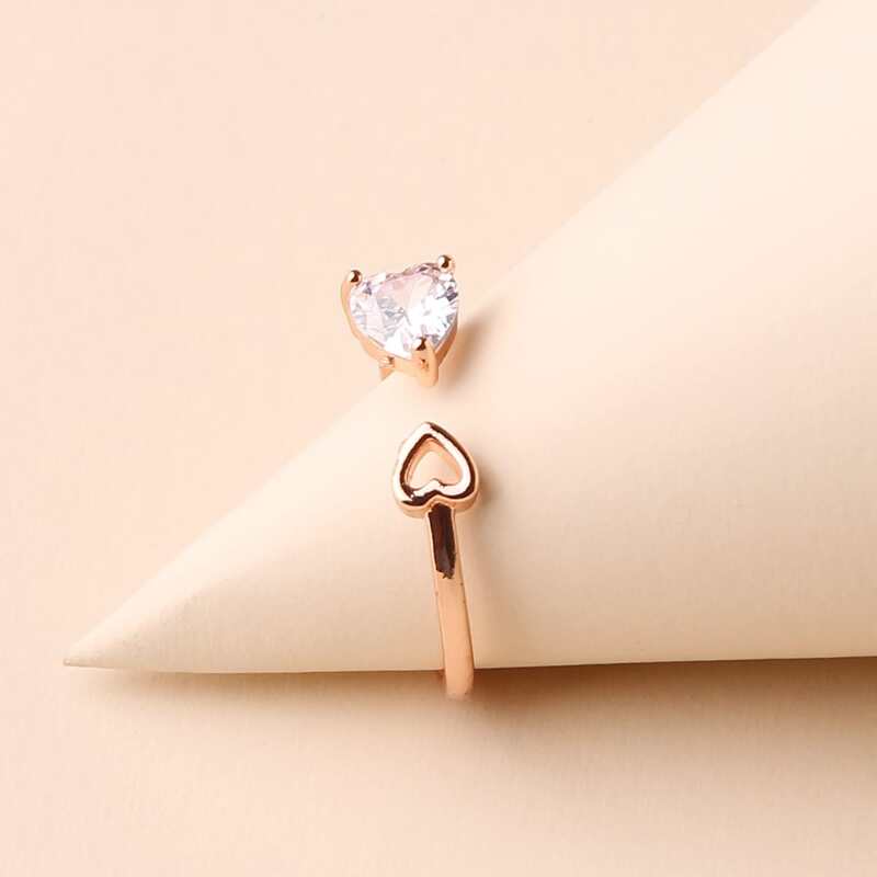 

Crystal Heart Ring, Rose gold