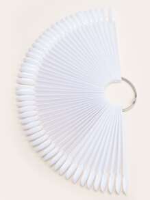 40 件假指甲展示卡，美甲用品，美甲工具，美甲工具，返校，指甲，按压指甲的美甲工具 - 白色 - 查看 1