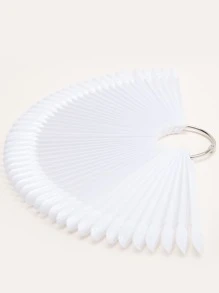 40 件假指甲展示卡，美甲用品，美甲工具，美甲工具，返校，指甲，按压指甲的美甲工具 - 白色 - 查看 3