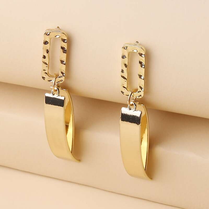 

Bar Drop Earrings, Gold