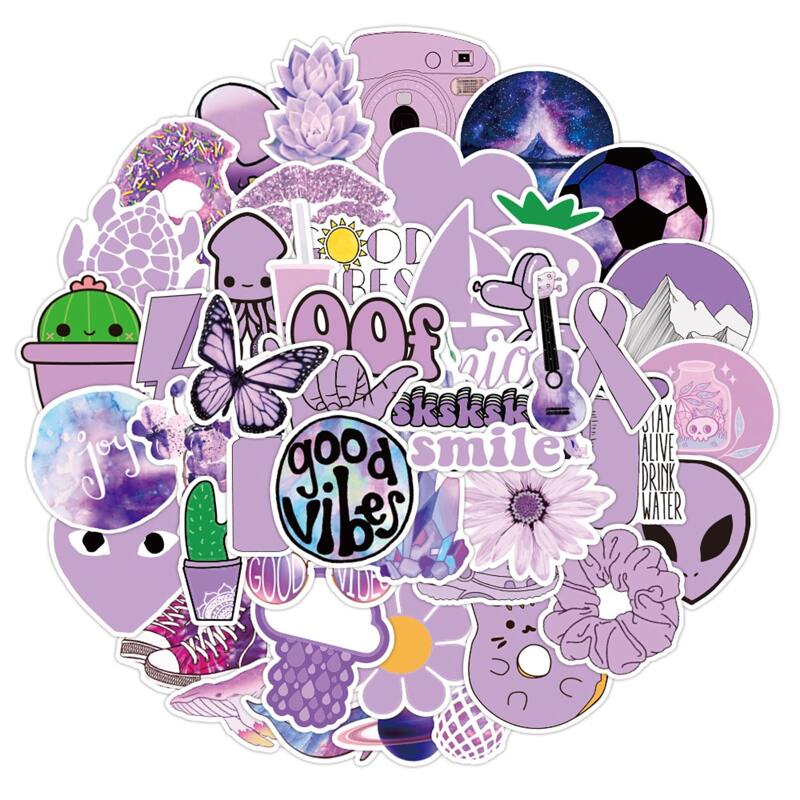 

50pcs Cartoon Pattern Sticker, Multicolor