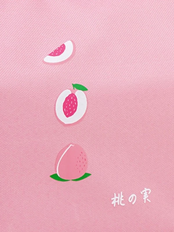 Peach Print Lunch Bag Shein Usa