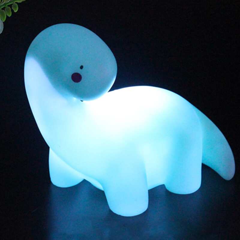 

Dinosaur Shaped Night Light, White