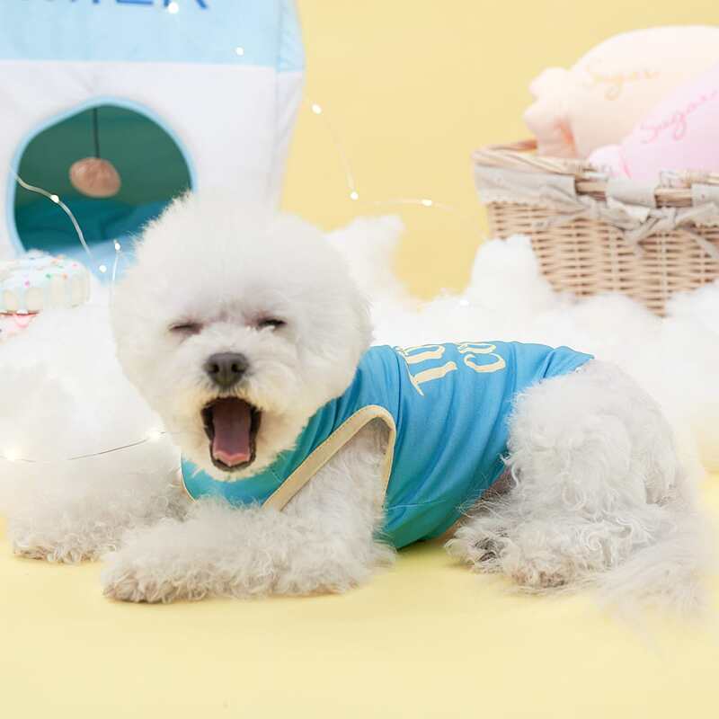 

Popsicle Print Pet Tank, Blue