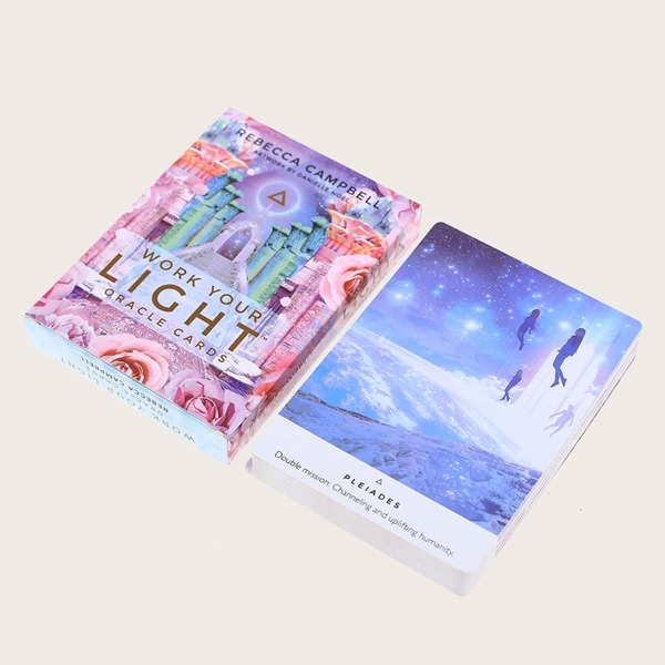 

44pcs Light Oracle Card, Multicolor