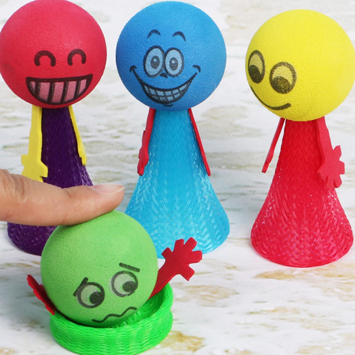 

1pc Random Mini Funny Bouncing Doll, Multicolor