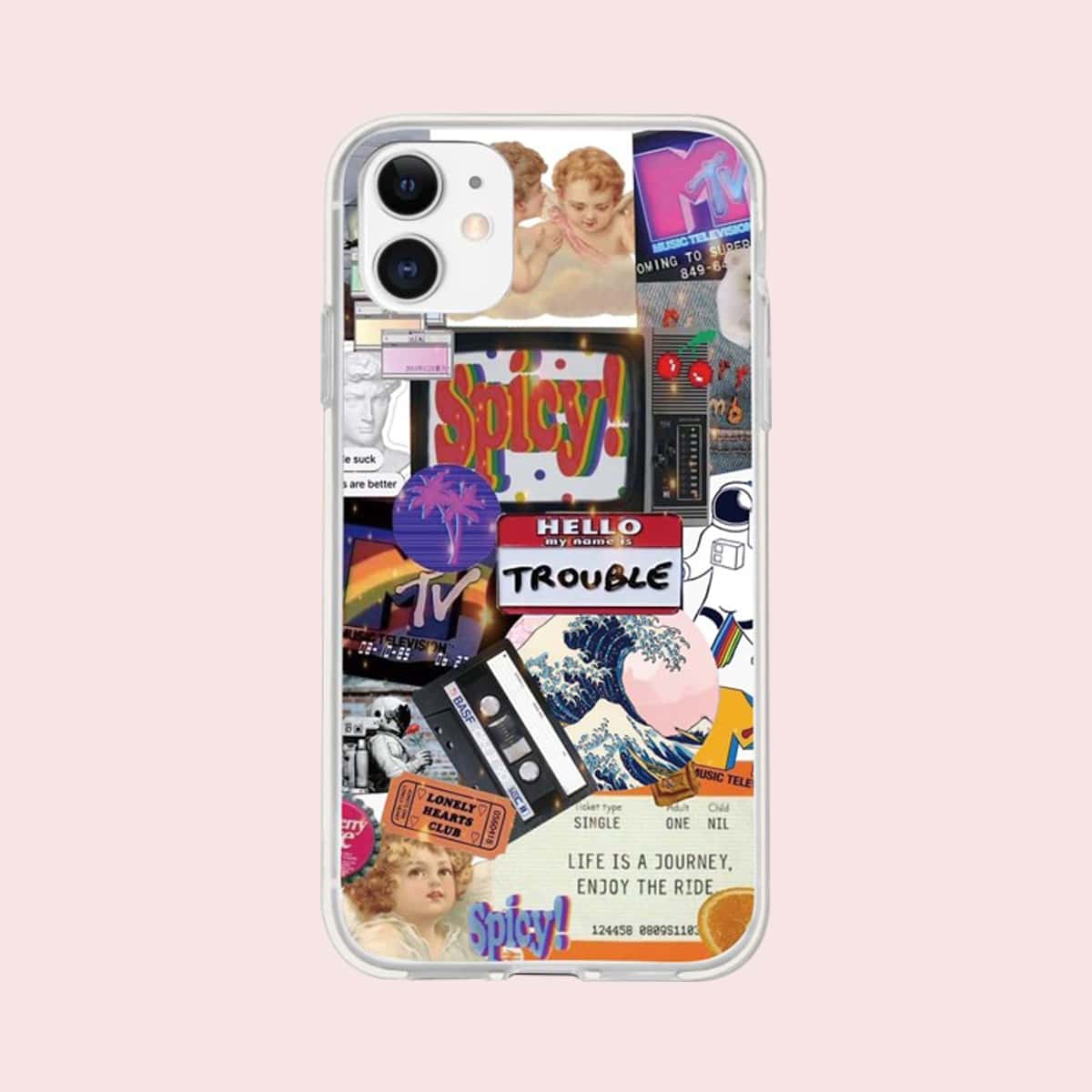 

Picture Collage iPhone Case, Multicolor