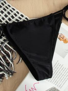 Conjunto de bikini triangular de micro tanga de impresión de bandera de Australia - Multicolor - Ver 4