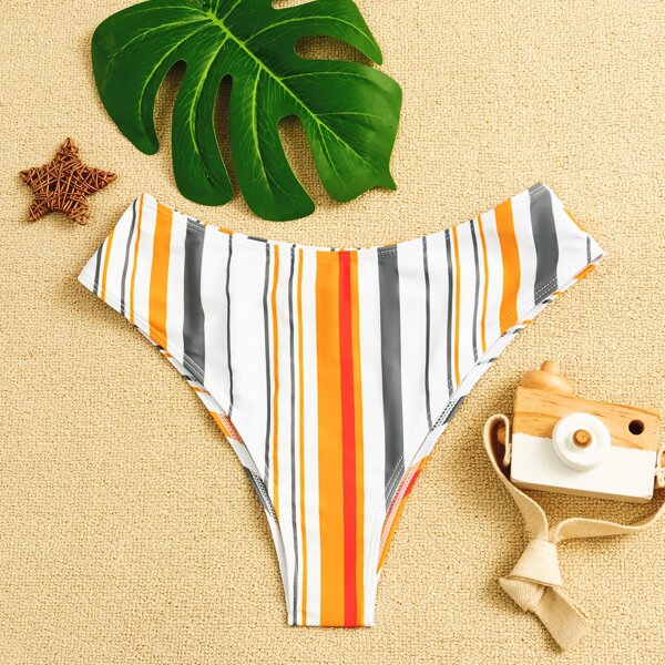 

Striped Bikini Panty, Multicolor