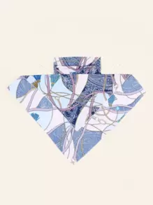 Tassel Print Scarf - Multicolor - View 3