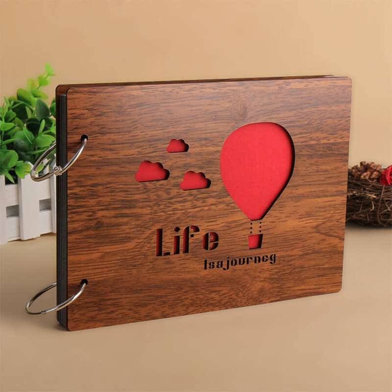 

1pc Heart DIY Photo Album, Multicolor