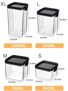 1pc Random Color Food Storage Box - Multicolor - View 3