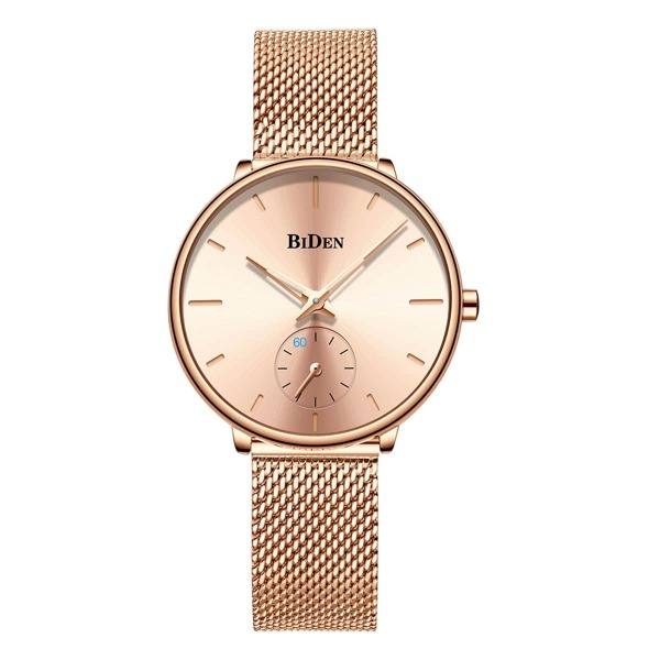 

1pc Mesh Strap Pointer Quartz Watch