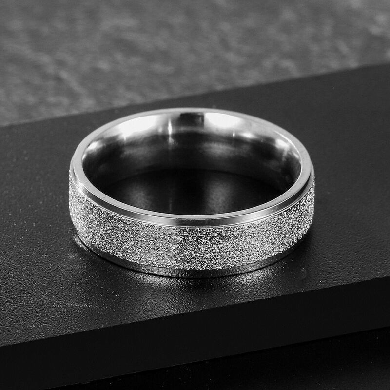 

Glitter Wide Ring, Silver
