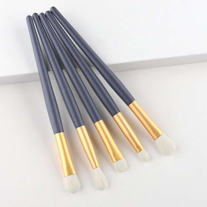 

5pcs Eyeshadow Makeup Brush Set, Navy blue