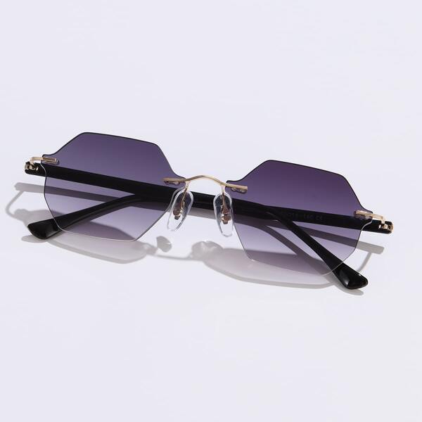 

Tinted Lens Rimless Sunglasses