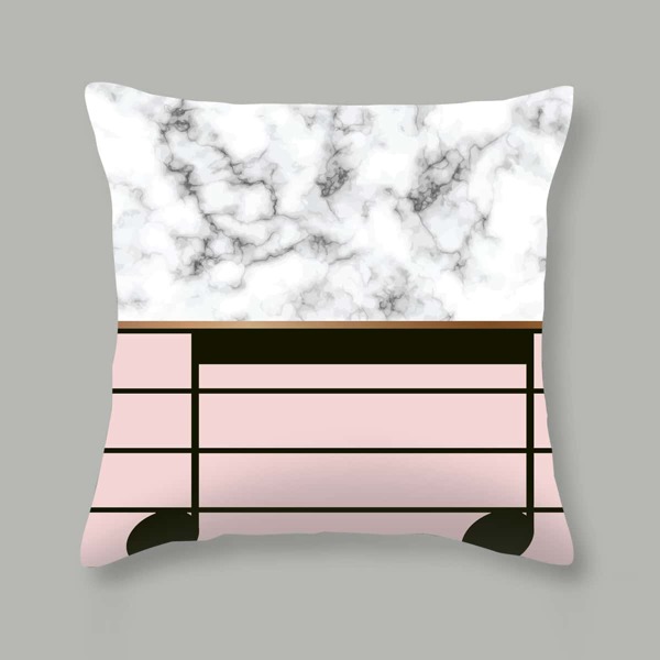 

Music Notes Print Cushion Cover Without Filler, Multicolor