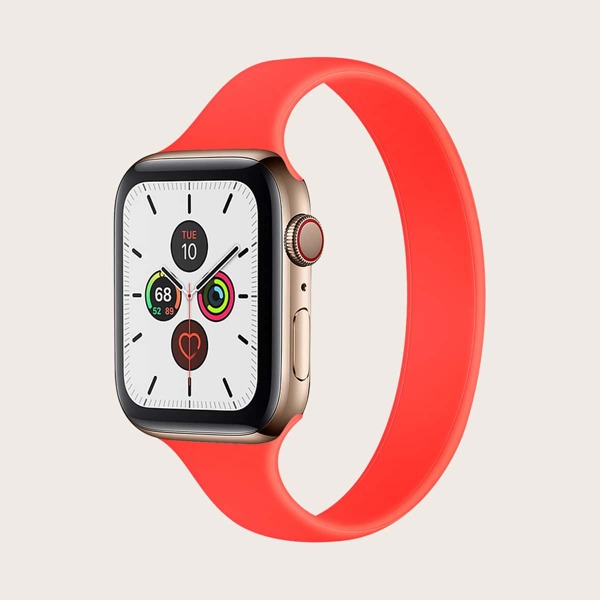 

Эластичный силиконовый ремешок для Apple Watch, Красный