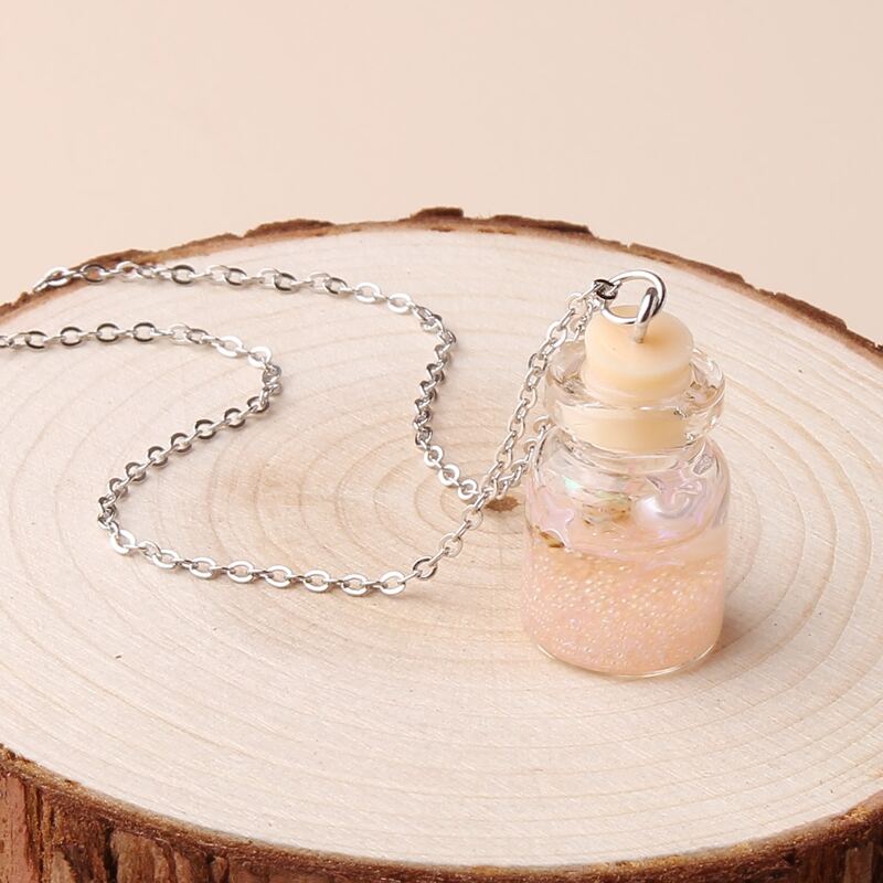 

Faux Peal & Shell Pendant Necklace, Beige