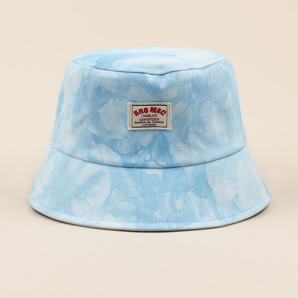 

Letter Patch Decor Bucket Hat, Blue