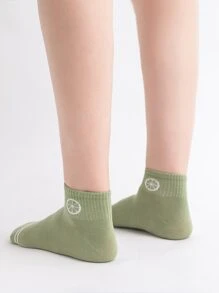 5pairs Striped Ankle Socks - Multicolor - View 6