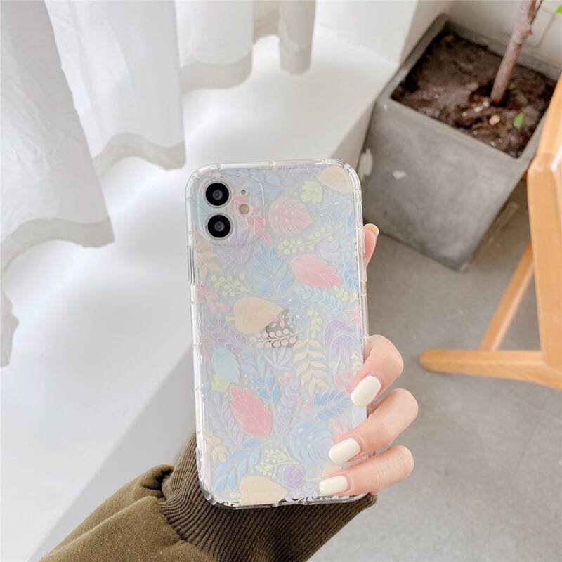 

Leaf Graphic iPhone Case, Multicolor