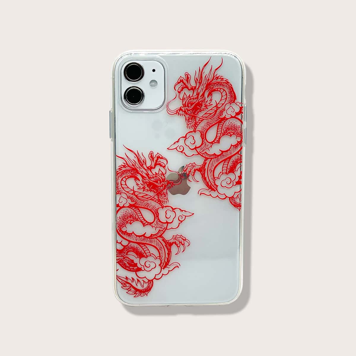 

Chinese Dragon iPhone Case, Red