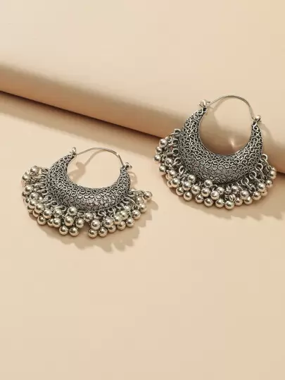 耳环 珠子流苏耳坠耳环