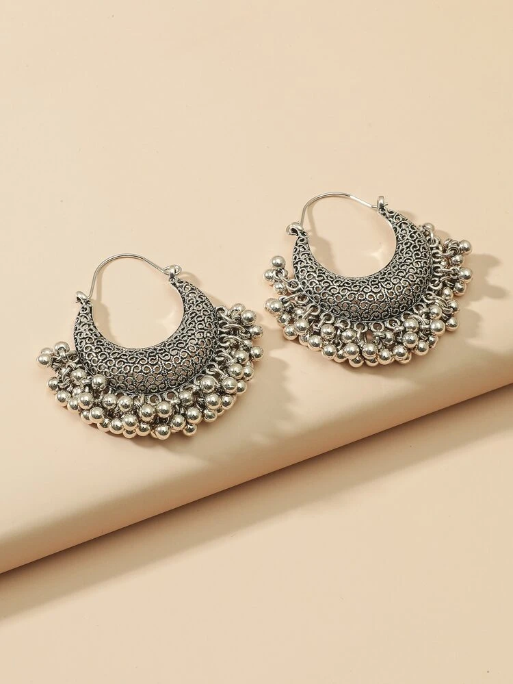 Earrings Bead Tassel Drop Earrings