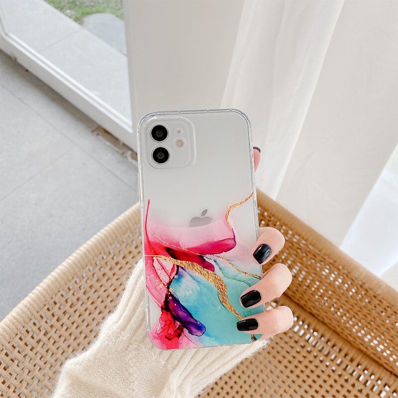 

Marble Graphic iPhone Case, Multicolor