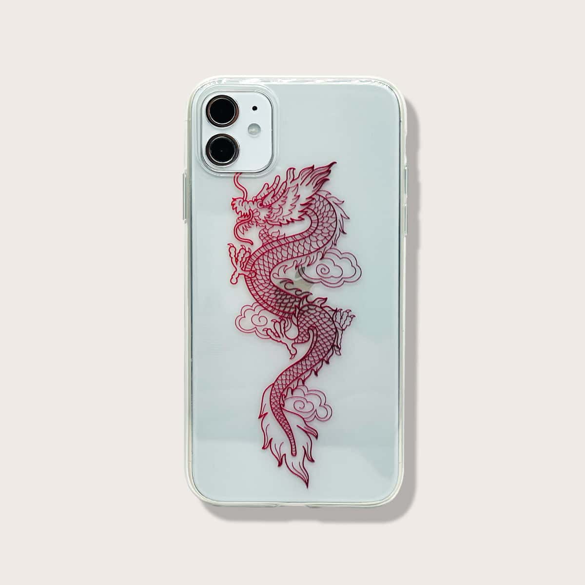 

Chinese Dragon iPhone Case, Red