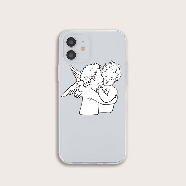 

Angel Print Clear iPhone Case