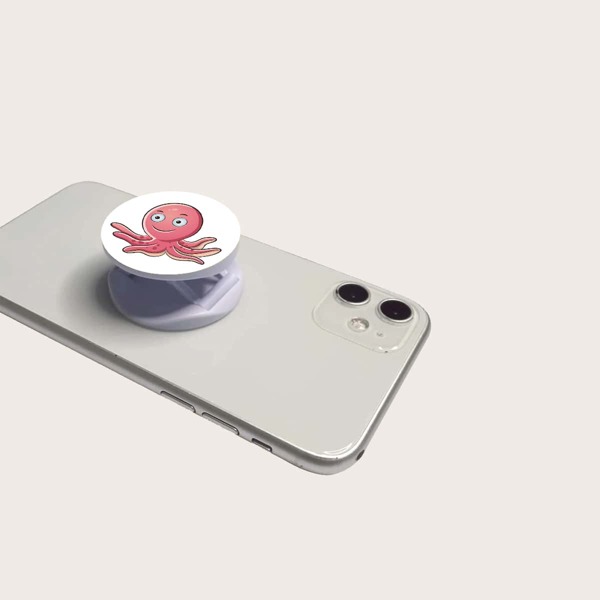 

Octopus Print Pop-Out Phone Grip, Multicolor