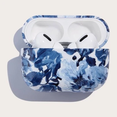 Summer Marble Pattern Airpods Pro Case Compatible With Airpods1/2 AirPods Pro