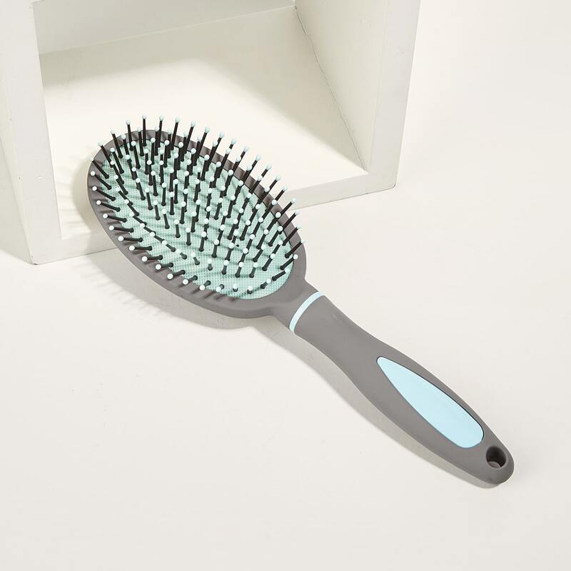 

Color Block Hair Brush, Blue