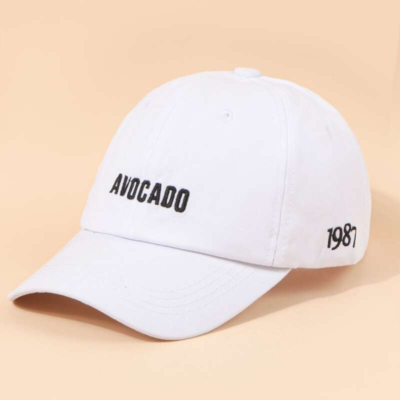 

Guys Letter Graphic Baseball Cap, White